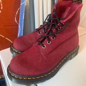 Dr. Martens 1460 pascal glitter cherry red